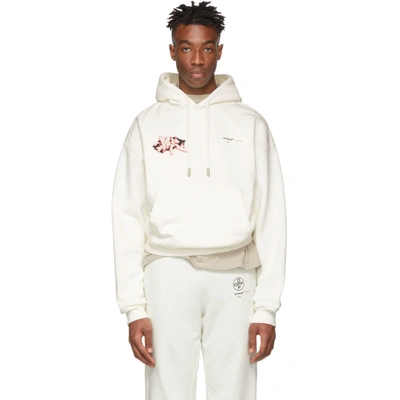 Shop Off-white Dondi Graffiti Hoodie In Offwhite