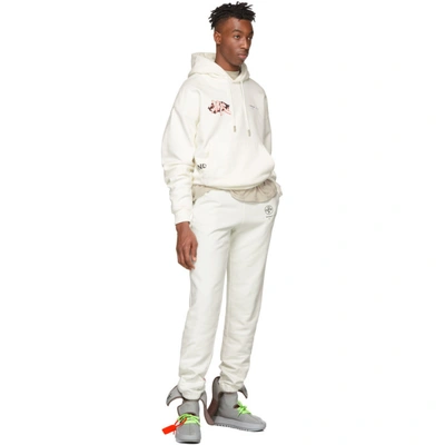 Shop Off-white Dondi Graffiti Hoodie In Offwhite