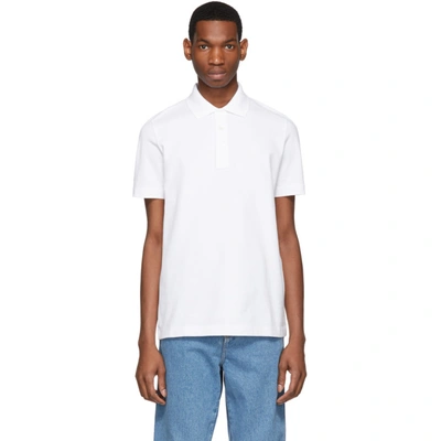 Shop Loewe White Anagram Polo In 2021 Wht As