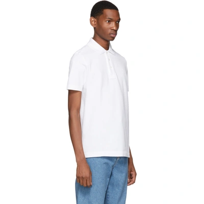 Shop Loewe White Anagram Polo In 2021 Wht As