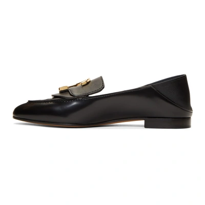 Shop Chloé Chloe Black Chloe C Convertible Loafers In 001 Black