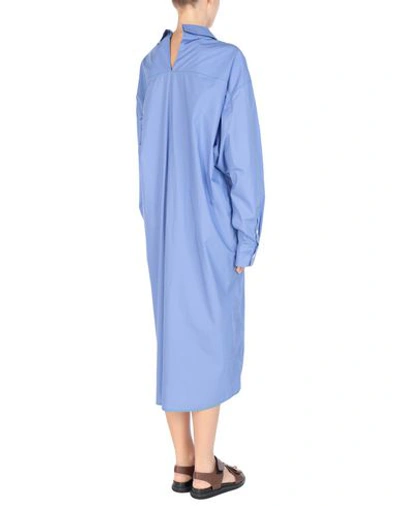 Shop Marni 3/4 Length Dresses In Azure