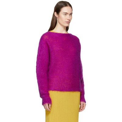 Shop Simon Miller Purple Mohair Fay Sweater In 82328 Bouga