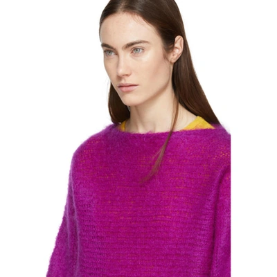 Shop Simon Miller Purple Mohair Fay Sweater In 82328 Bouga