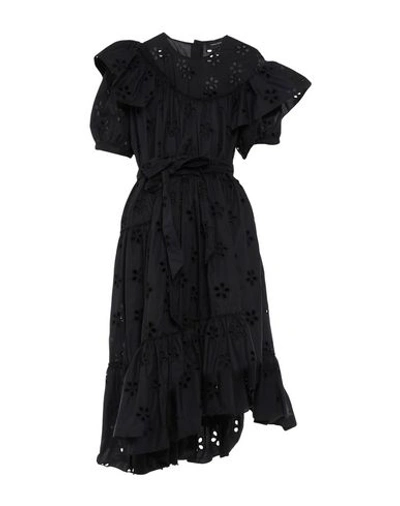 Shop Simone Rocha Knee-length Dresses In Black