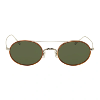 Shop Oliver Peoples Green Shai Sunglasses In 503671