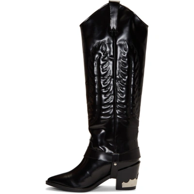 Shop Toga Pulla Black Tall Cowboy Boots