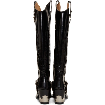 Shop Toga Pulla Black Tall Cowboy Boots