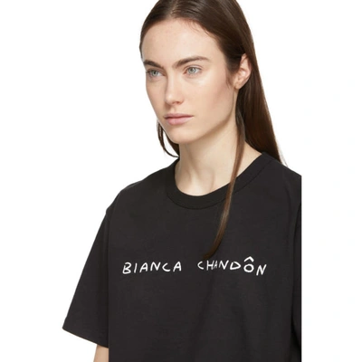 Shop Bianca Chandon Black Wyoming T-shirt
