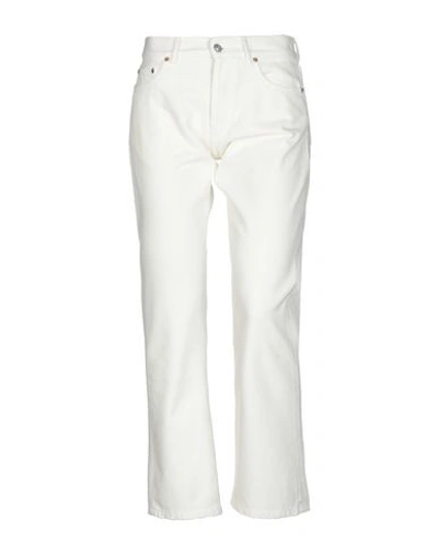 Shop Balenciaga Jeans In White