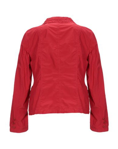 Shop Aspesi Blazer In Red