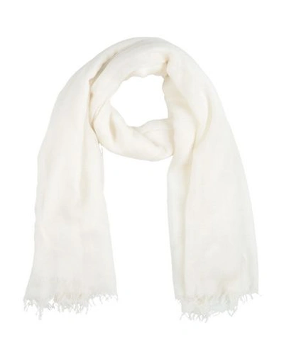 Shop Rick Owens Scarves In White