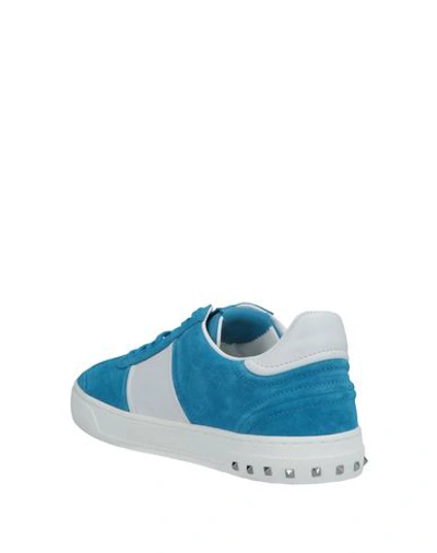 Shop Valentino Sneakers In Azure