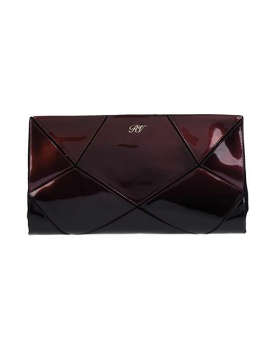 Shop Roger Vivier Handbags In Deep Purple