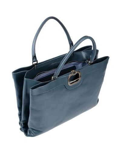 Shop Roger Vivier Handbag In Slate Blue