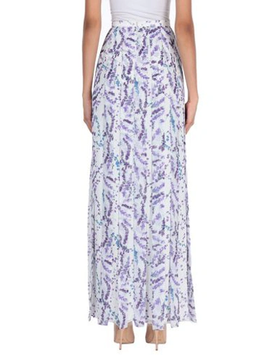 Shop Max Mara Long Skirts In Purple