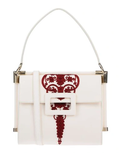 Shop Roger Vivier Handbag In Ivory