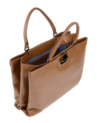 Shop Roger Vivier Handbags In Camel