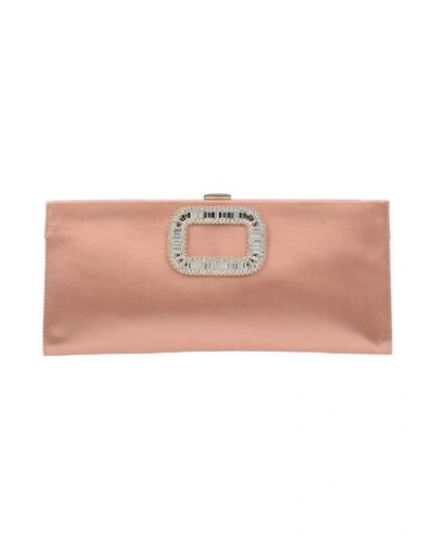 Shop Roger Vivier Handbag In Pale Pink