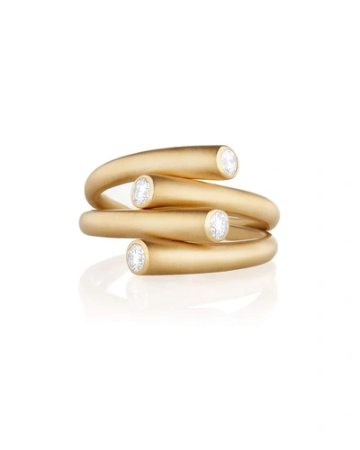 Shop Carelle Whirl Duo 18k Diamond Ring