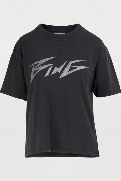 Shop Anine Bing Bing T-shirt In Black