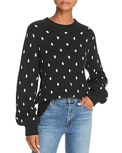 Shop Lost And Wander Lost + Wander Halley Geo-pattern Sweater In Black