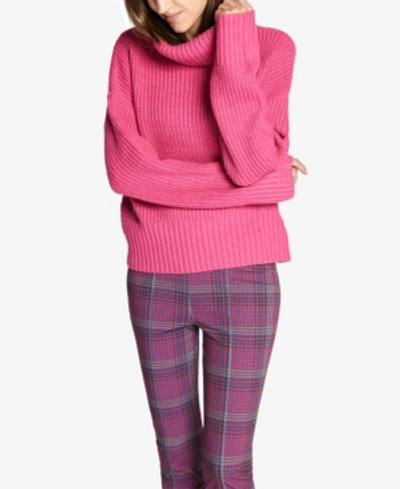 Shop Sanctuary Roll Neck Sweater In Street Pink