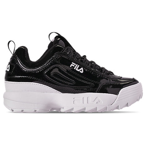 fila black patent disruptor