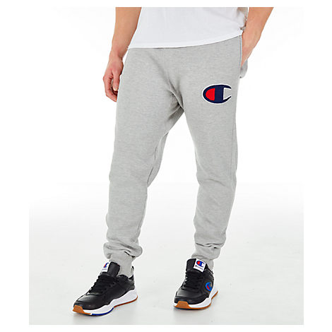 Chenille Jogger Pants In Grey 