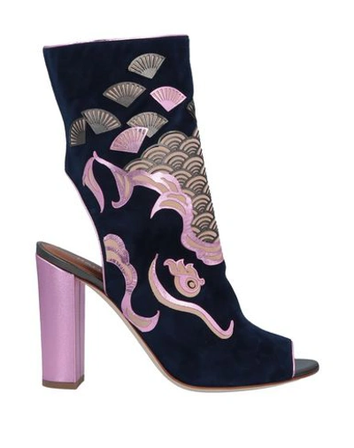Shop Malone Souliers Ankle Boot In Dark Blue