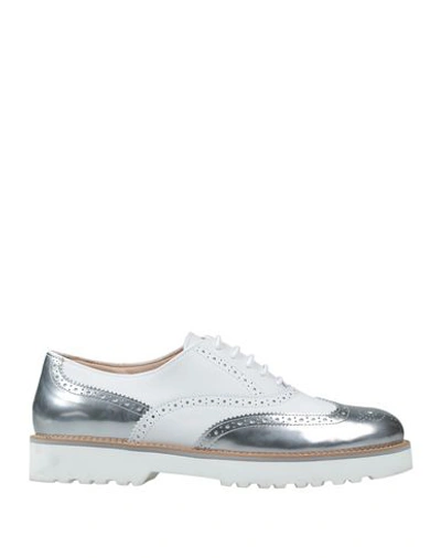 Hogan Lace-up Shoes In White