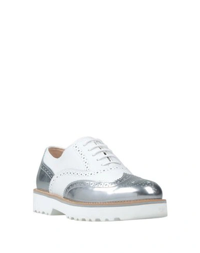 Hogan Lace-up Shoes In White