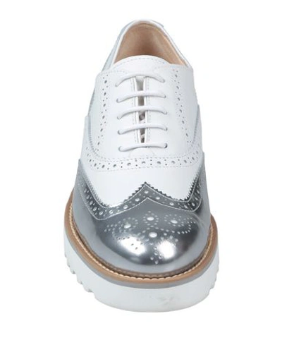 Hogan Lace-up Shoes In White