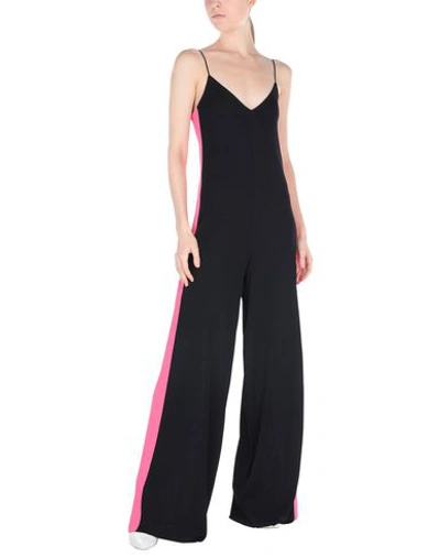 Shop Valentino Overalls In Black