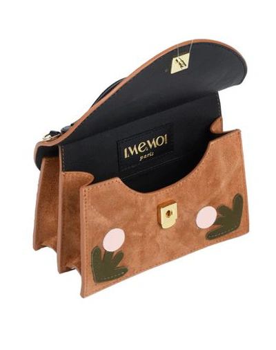 Shop Imemoi Handbag In Camel