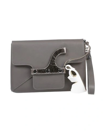 Shop Malloni Handbags In Grey