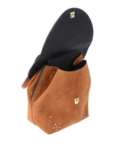 Shop Imemoi Shoulder Bag In Camel