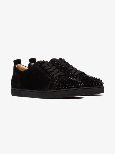 Shop Christian Louboutin Louis Junior Sneakers In Cm453 Black