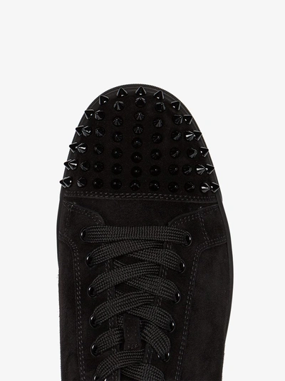 Shop Christian Louboutin Louis Junior Sneakers In Cm453 Black
