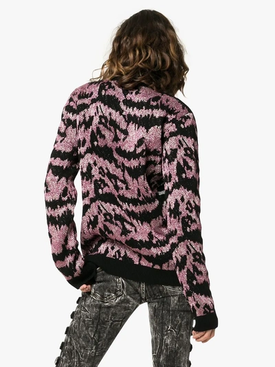 Shop Gucci Pullover Mit Tiger In 1082 - Multicoloured