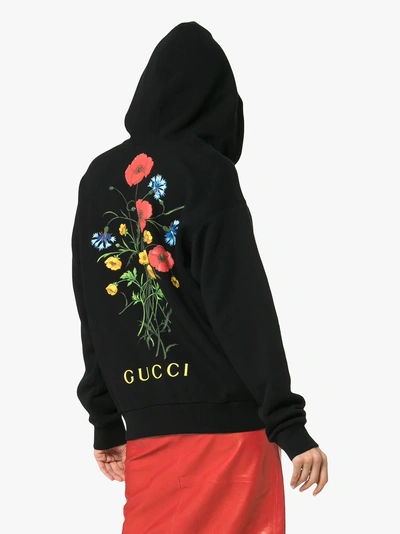 Shop Gucci Chateau Marmont Hoodie In 1226 Black