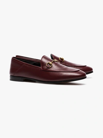 Shop Gucci 'brixton' Loafer In Red