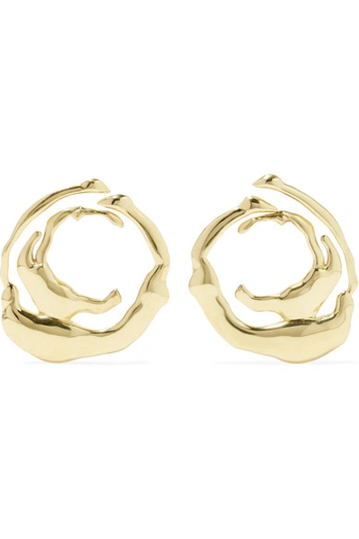 Shop Ellery Coutts Gold-tone Earrings