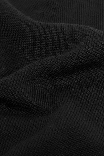 Shop Rick Owens Wool Beanie In Black