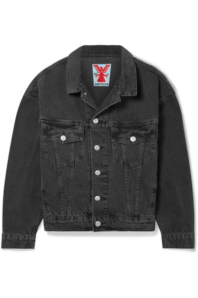 Shop Adaptation Denim Jacket In Charcoal