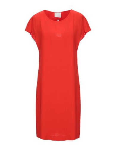 Shop Gotha Woman Mini Dress Red Size 0 Viscose, Elastane