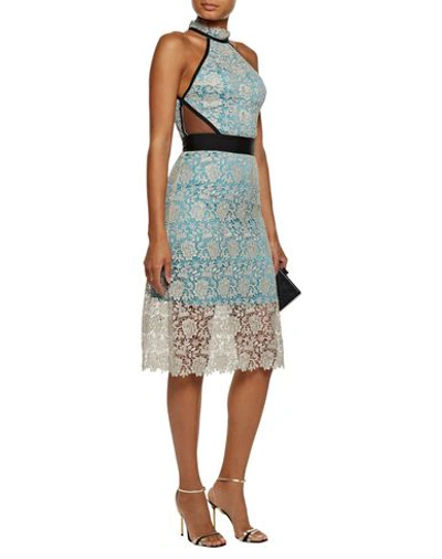 Shop Catherine Deane Knee-length Dresses In Turquoise