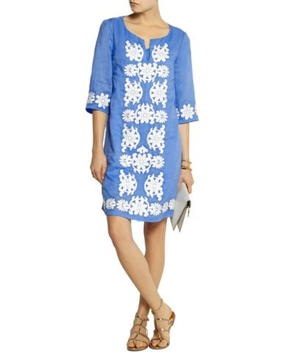 Shop Collette Dinnigan Short Dress In Azure