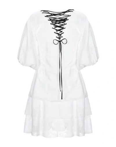 Shop Emanuel Ungaro Short Dresses In White