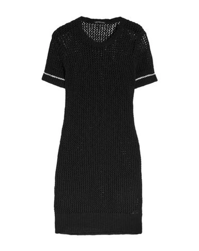 Shop James Perse Short Dress In Black